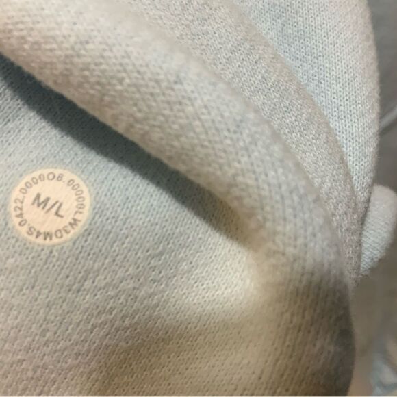 Lululemon Scuba Oversized Half Zip Hoodie light blue M/L - Picture 8 of 8